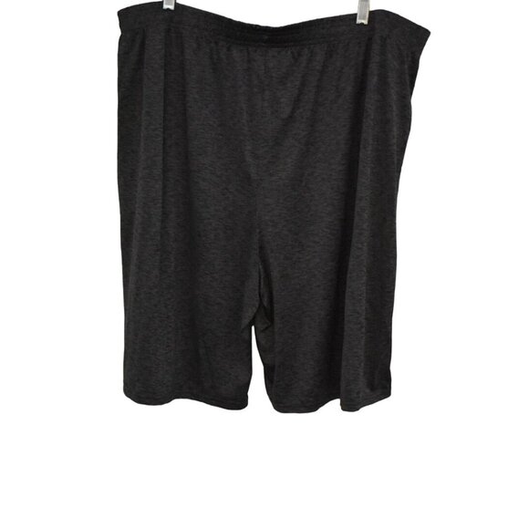 Men's Real Essentials Gray Basketball Shorts Pockets Drawstring Size 3XL - Picture 2 of 6